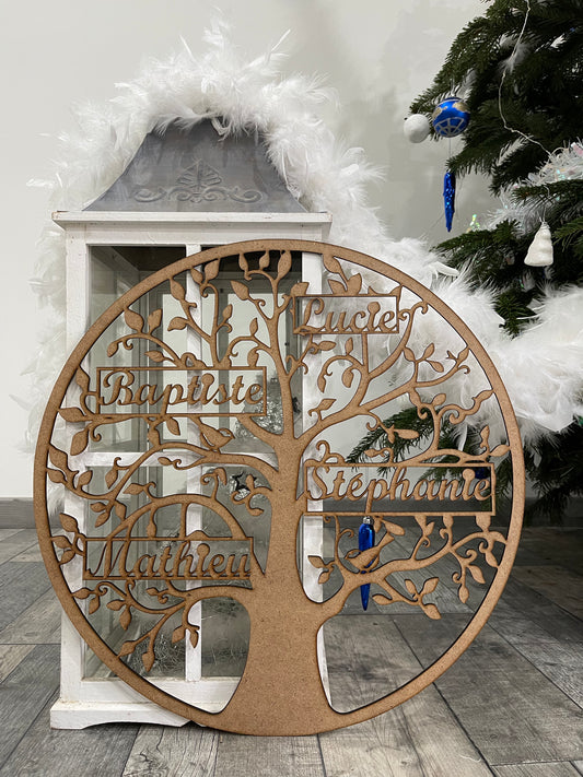 Arbre de vie personnalisé en bois