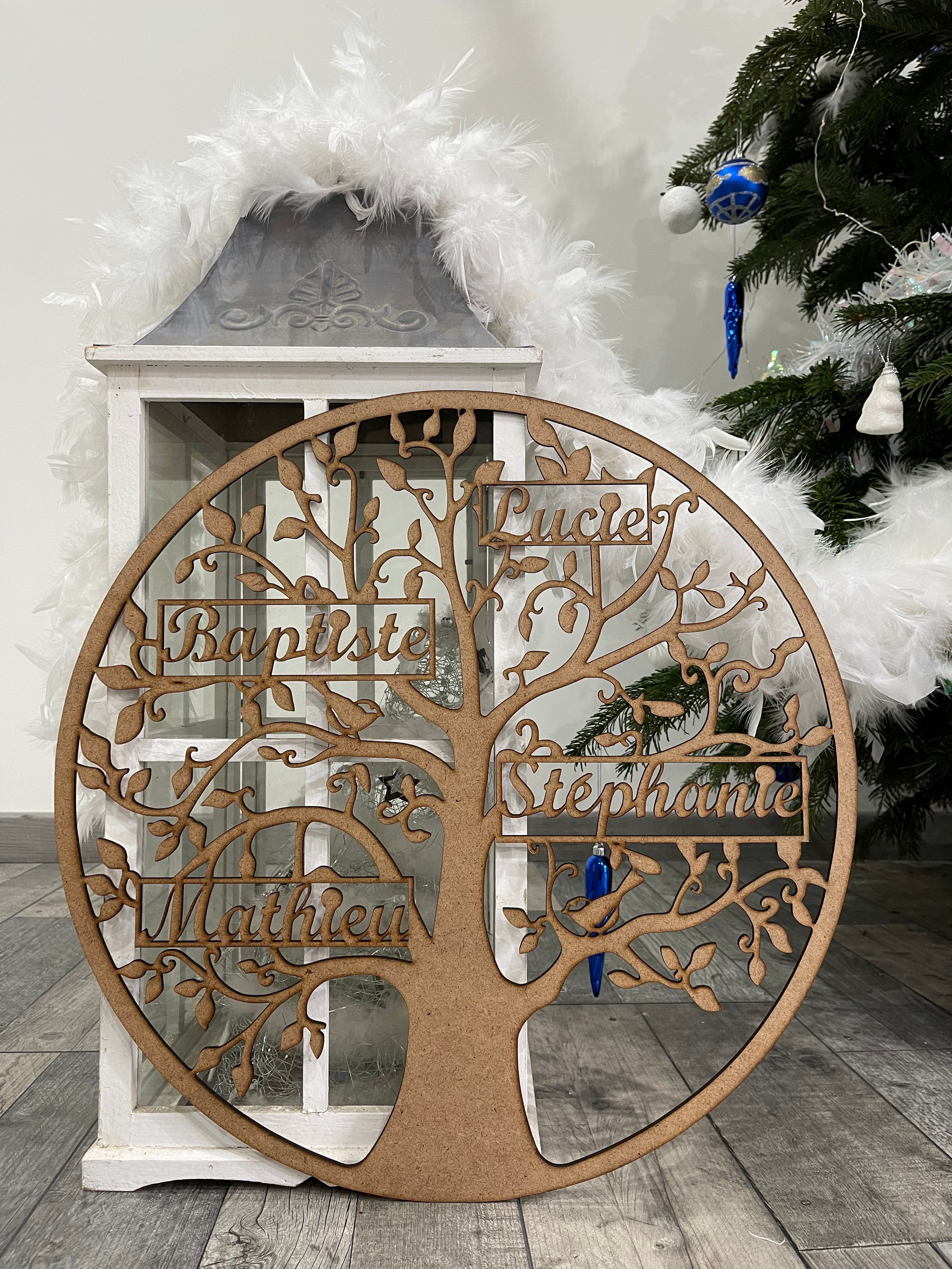 Arbre de vie personnalisé en bois